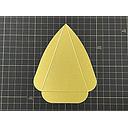 YATriangle Gold Cake Tray 8cut 