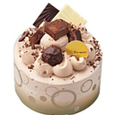 [B712] Chocolate Fresh Cream Whole cake 12cm