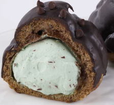 [AM055] Chocolate Mint Cream Puff