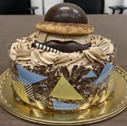 [079M] Father's Day Cafe Chocolate Whole Cake 14cm